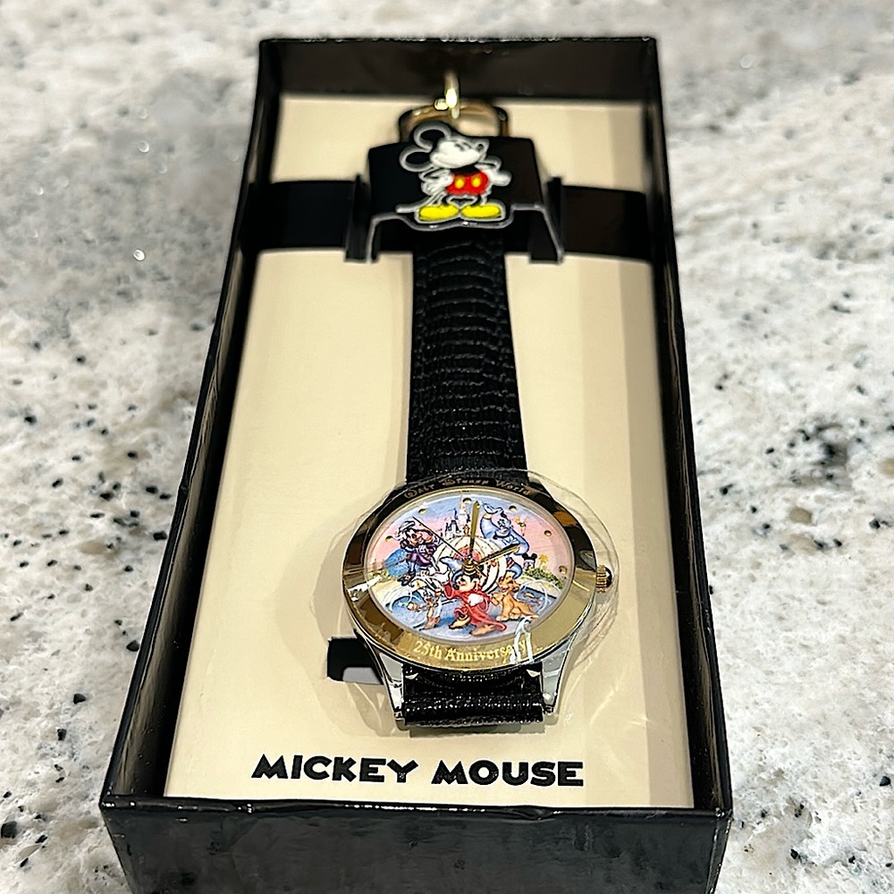 1990’s Disney Catalog Exclusive 25 Years of Magic Watch Vintage NIB